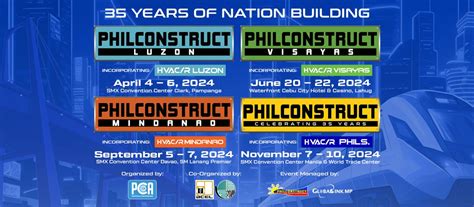 philconstruct 2024|PHILCONSTRUCT SERIES IN 2024 – SHAPING THE FUTURE .